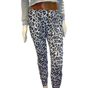 Animal Print Pant w/ Belt